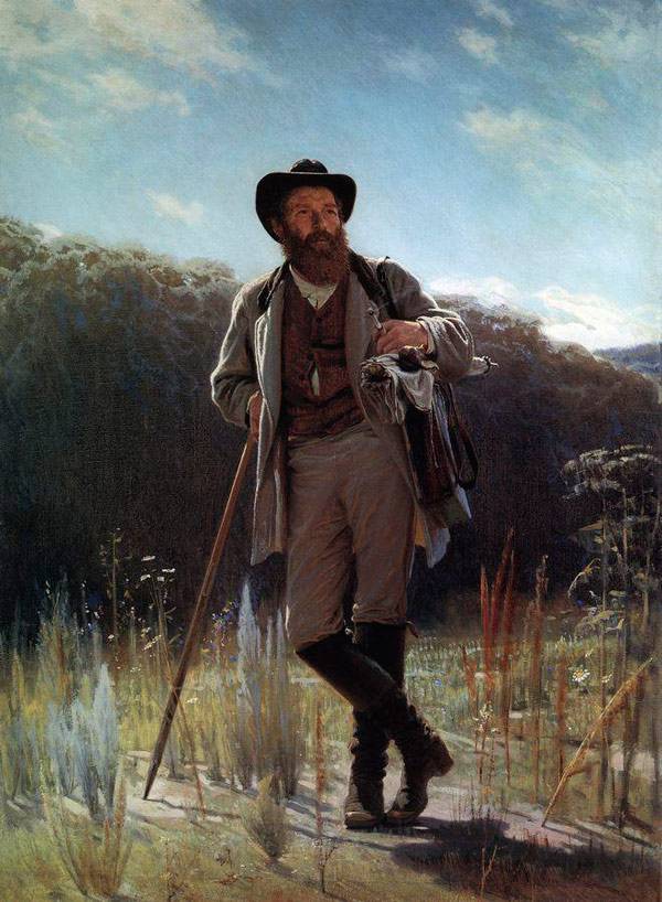 И.Крамской (Портрет художника Шишкина, 1873)
